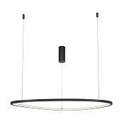 Maytoni Glint Подвесной светильник d-80см, 36 вт, 3000к, Черный матовый MOD072PL-L36B3K