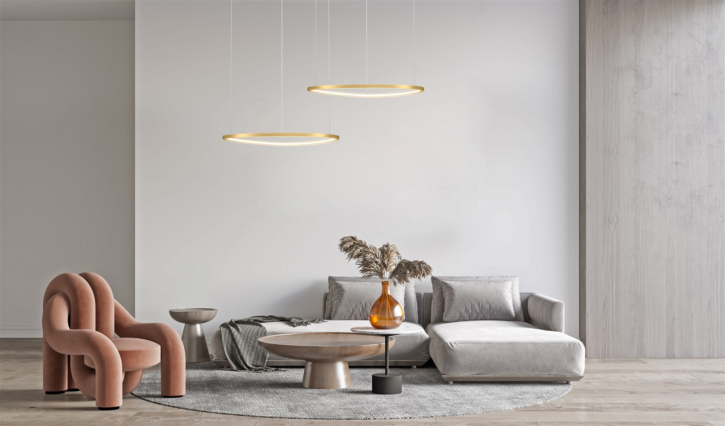 Maytoni Glint Подвесной светильник 3000к, 25 вт, цвет латунь MOD072PL-L28BS3K