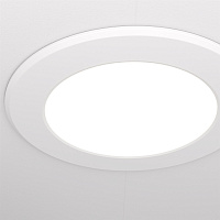 Maytoni Встраиваемый светильник. Цвет арматуры Белый. IP 44 DL015-6-L7W