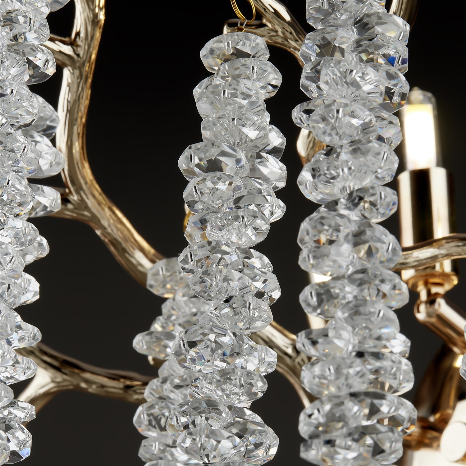 Freya Crystal Mineral Настенный светильник (бра) цвет: золото FR1010WL-03G