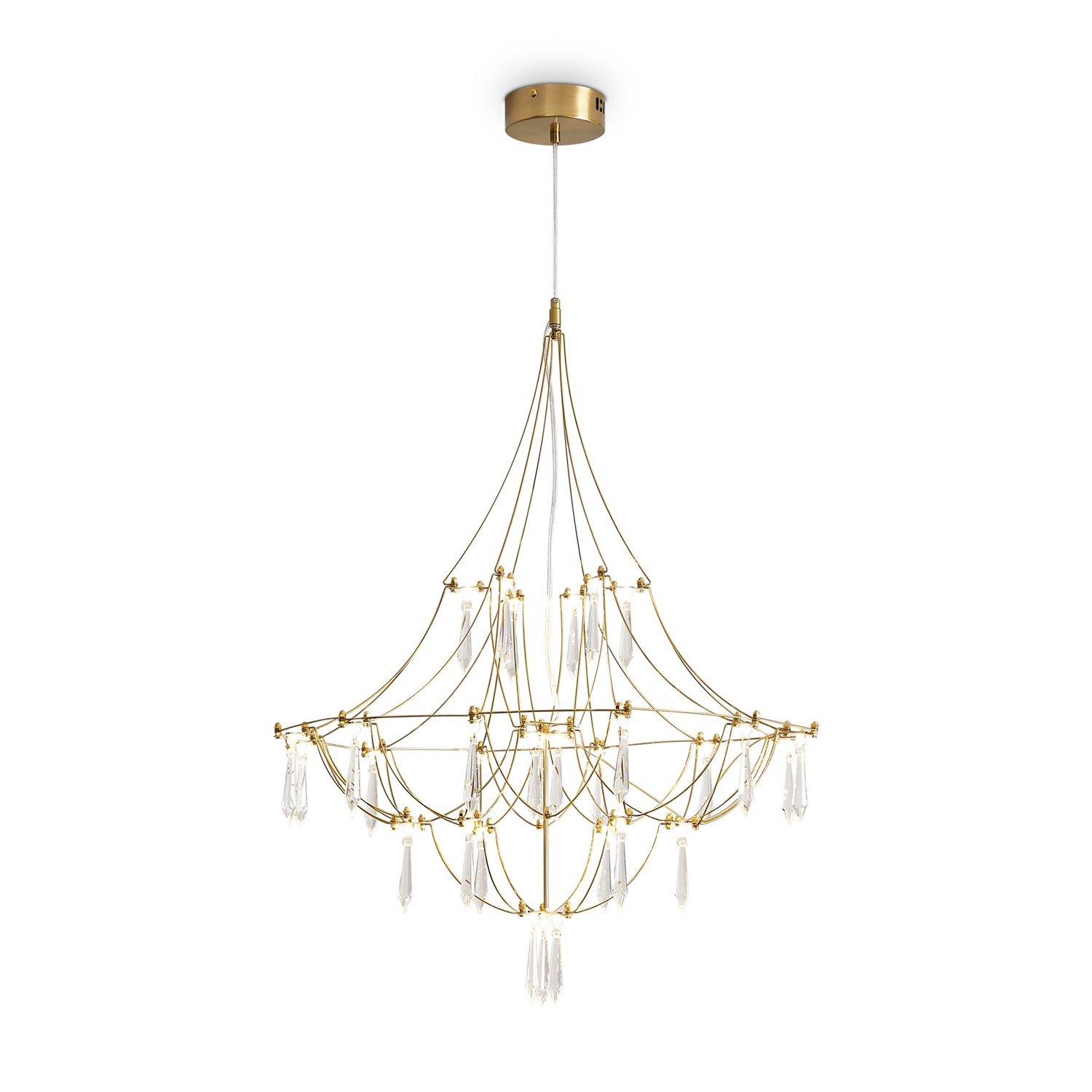 Freya LED Amela Подвесной светильник цвет: латунь FR6138PL-L21BS