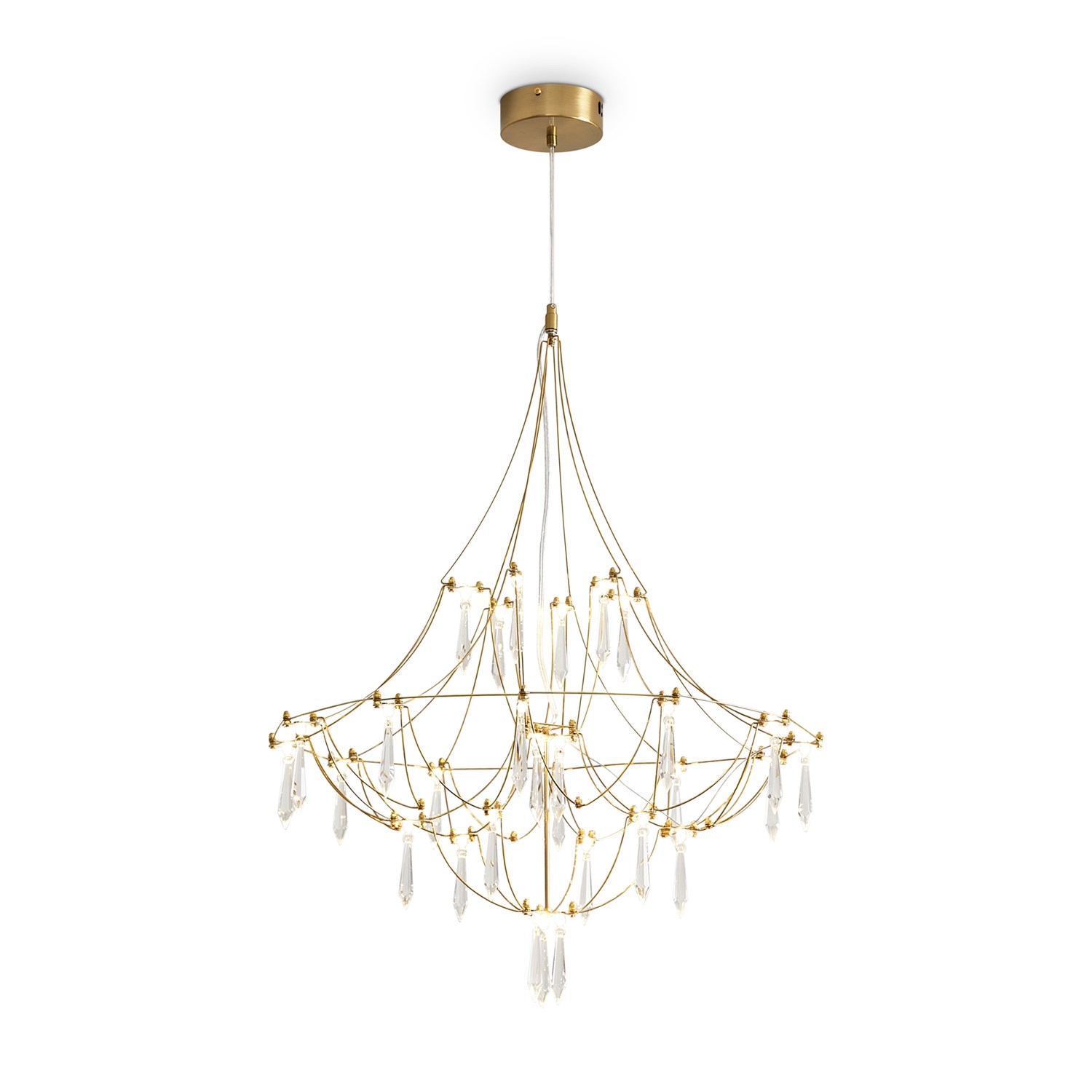 Freya LED Amela Подвесной светильник цвет: латунь FR6138PL-L21BS