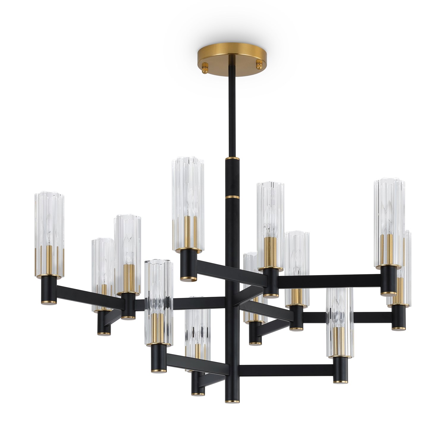 Freya Modern Ambra Подвесной светильник цвет: черный FR5167PL-12B