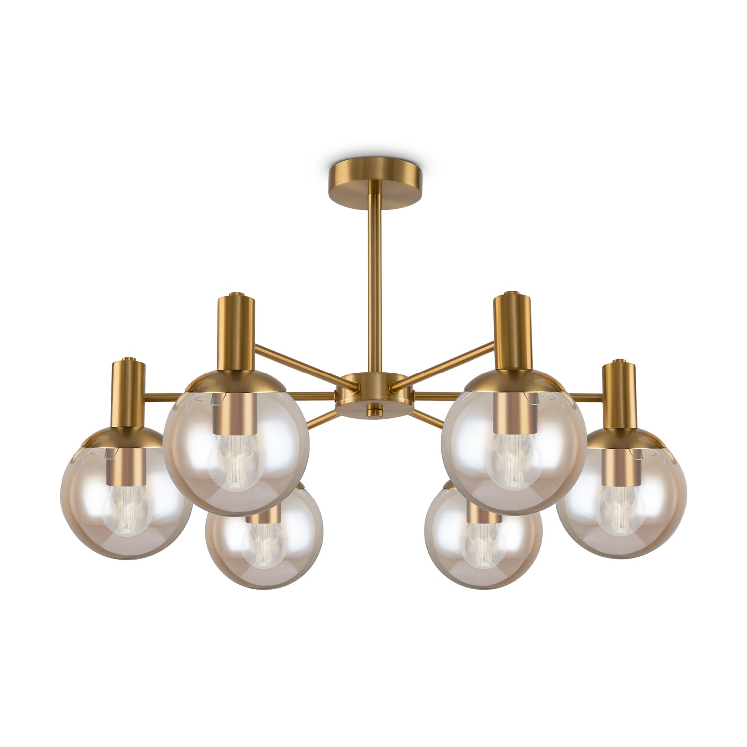 Freya Modern Globo Люстра цвет: латунь FR5175PL-06BS
