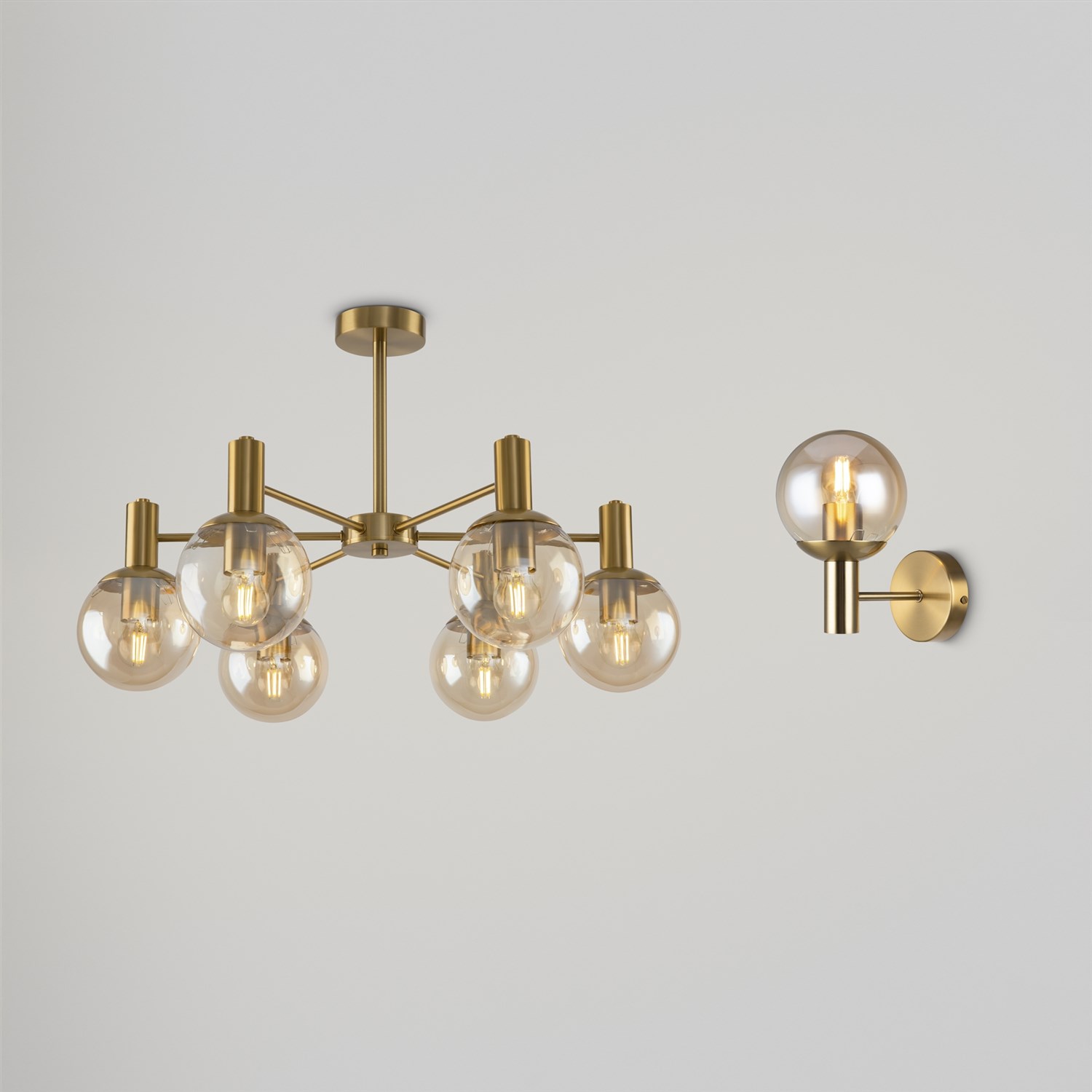 Freya Modern Globo Люстра цвет: латунь FR5175PL-06BS