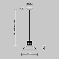 Freya Modern Mixture Подвесной светильник цвет: черный FR5483PL-01B3