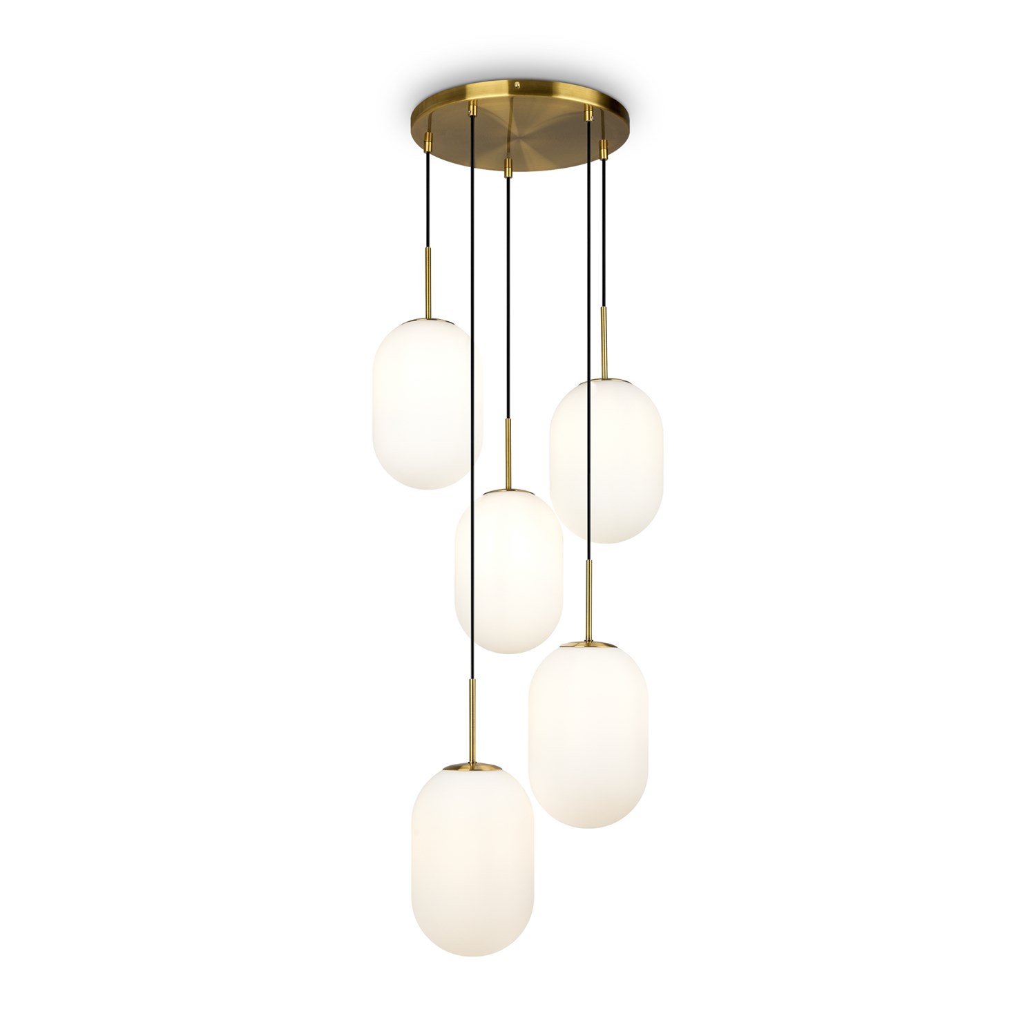 Freya Crystal Sharlot Подвесной светильник цвет: латунь FR1012PL-05BS