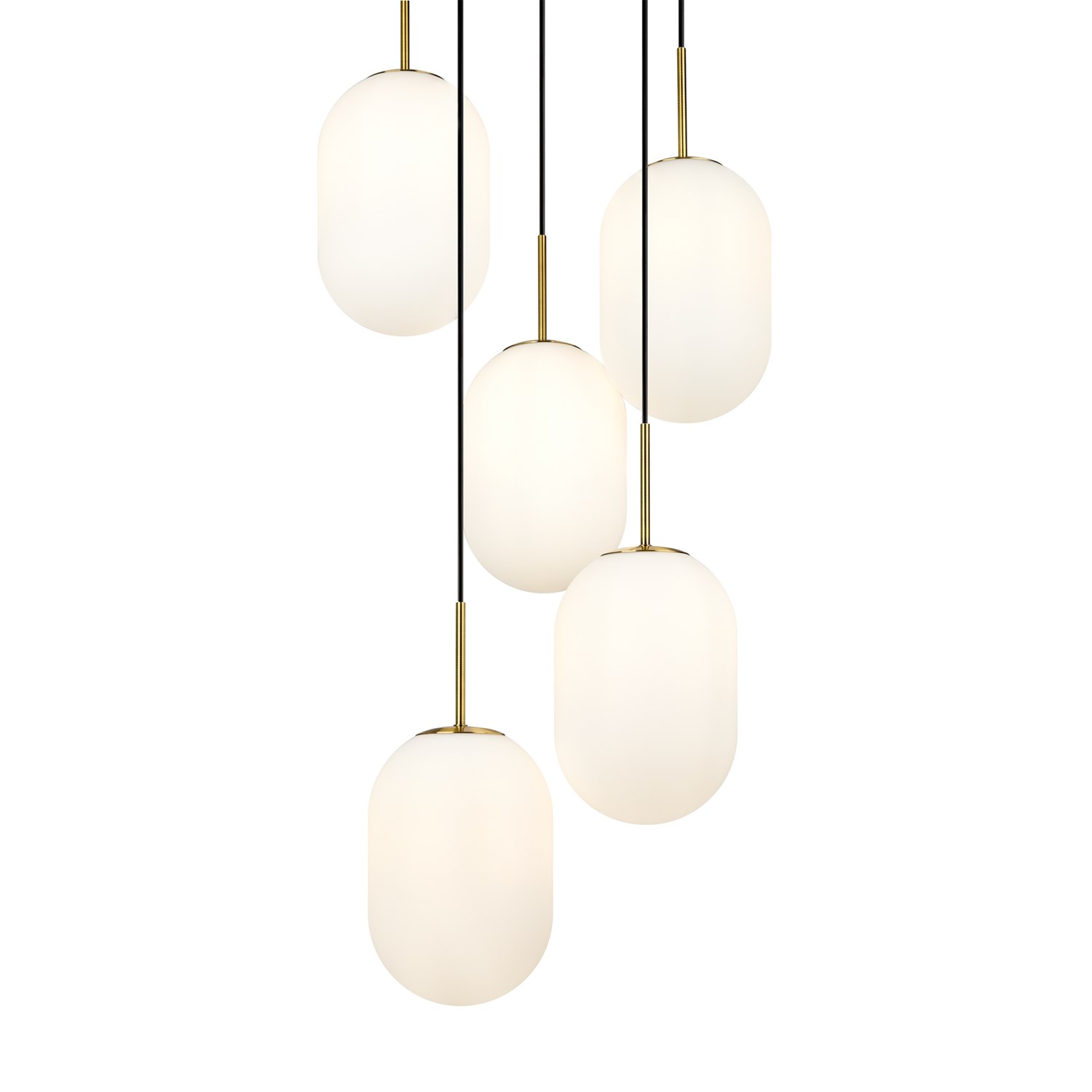 Freya Crystal Sharlot Подвесной светильник цвет: латунь FR1012PL-05BS