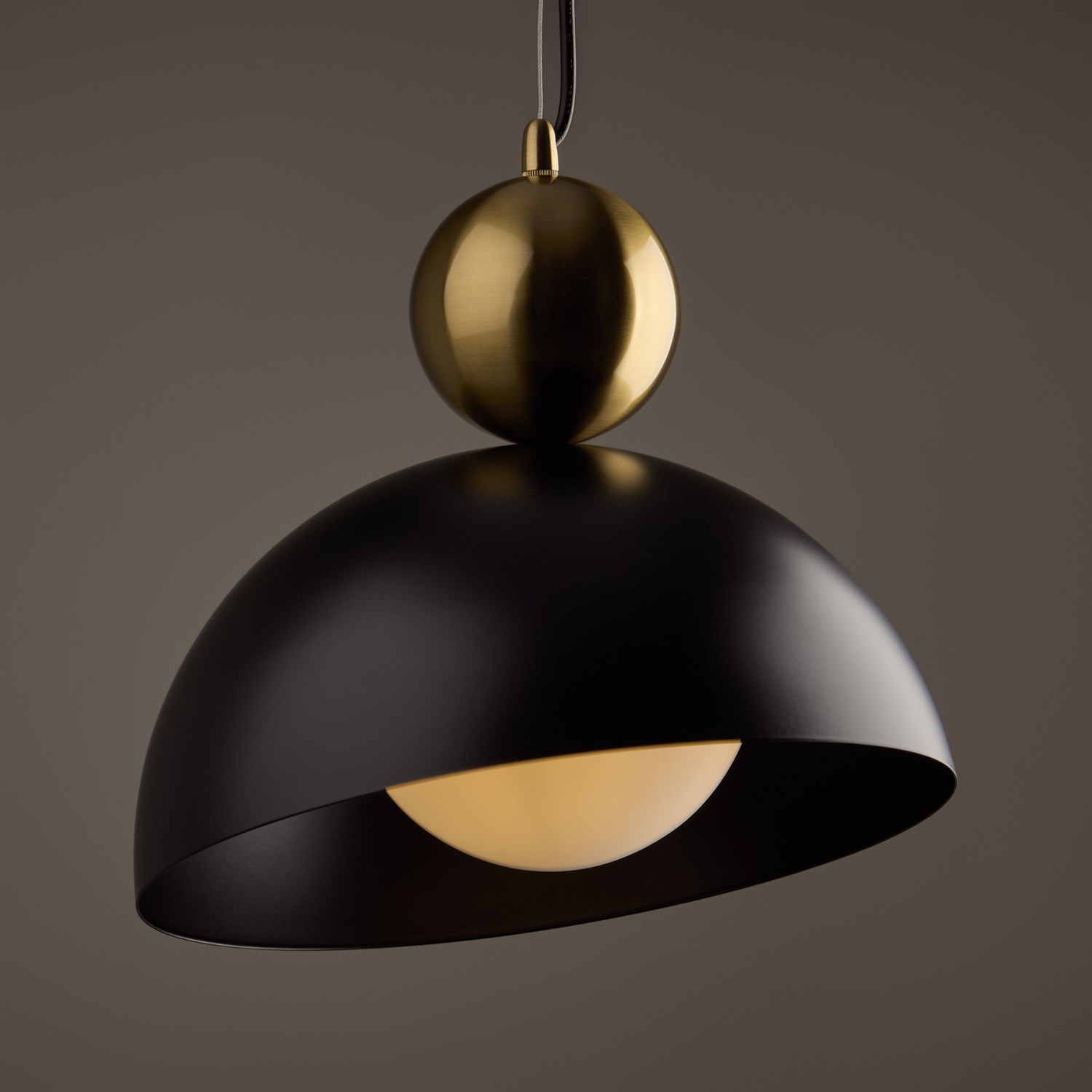 Freya Modern Bowl Подвесной светильник цвет: черный FR5439PL-01B