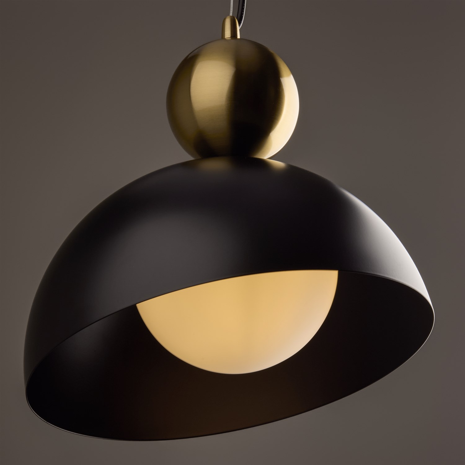 Freya Modern Bowl Подвесной светильник цвет: черный FR5439PL-01B