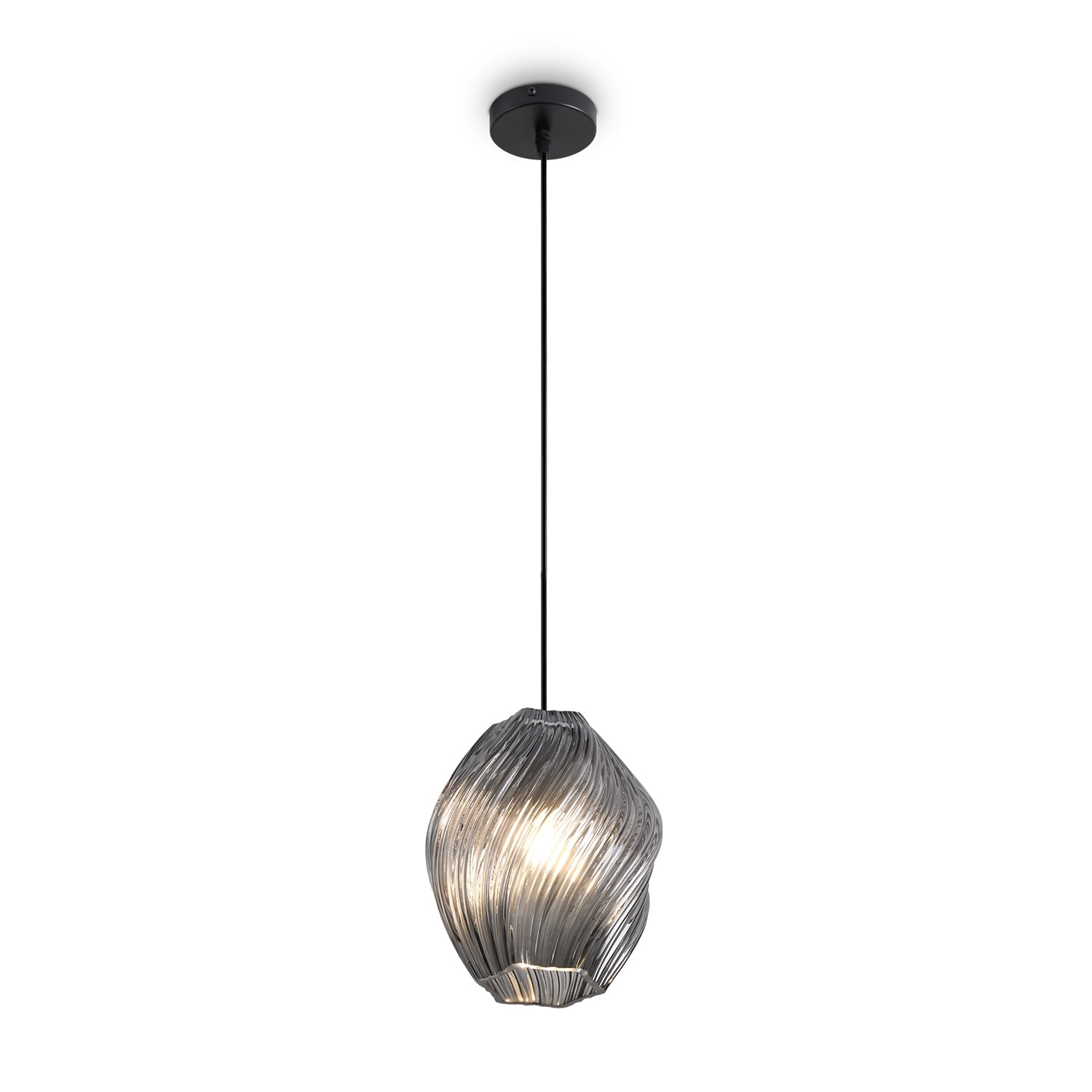 Freya Modern Shiny Подвесной светильник цвет: дымчатый FR5547PL-01SM