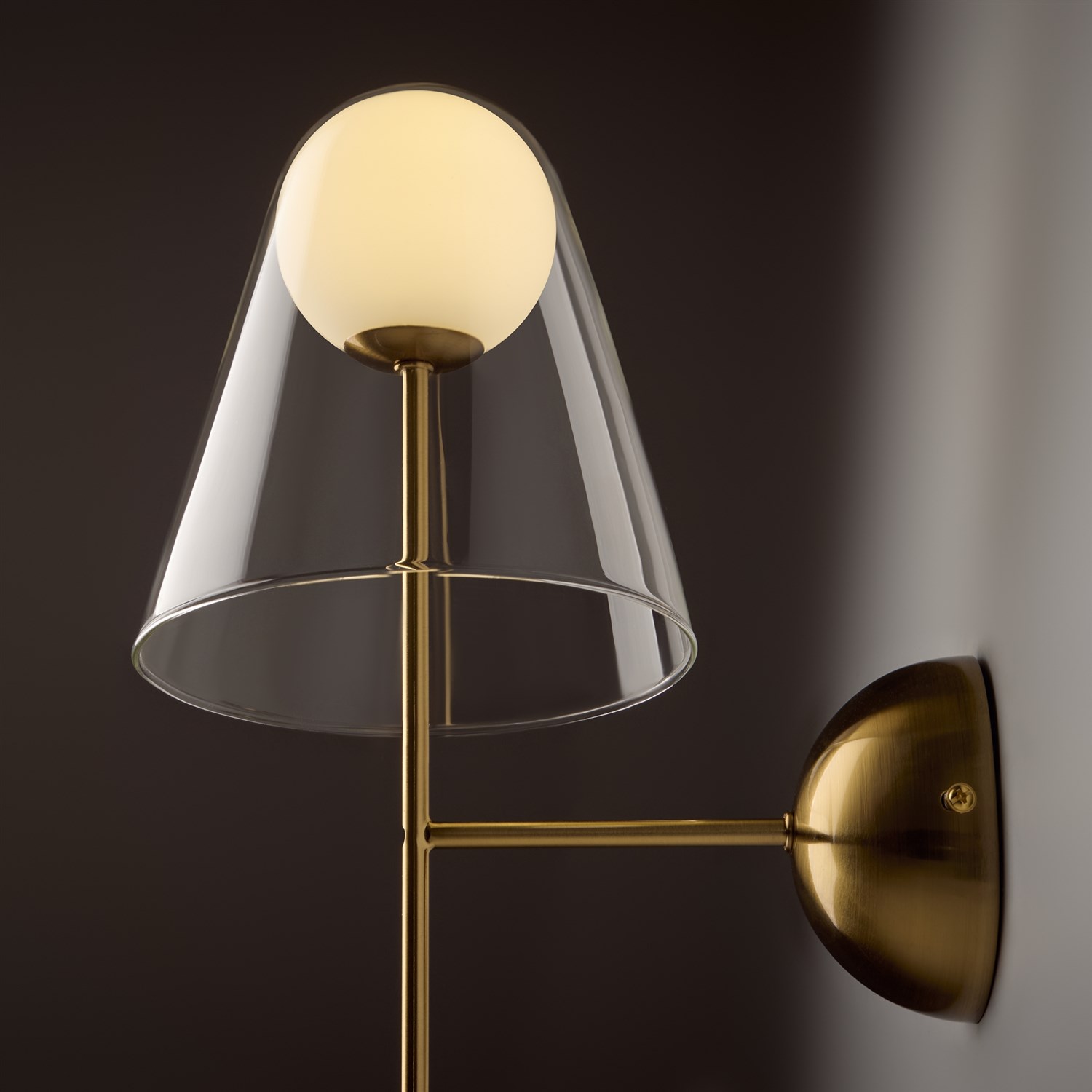 Freya Modern Doublety Настенный светильник (бра) цвет: латунь FR5382WL-01BS