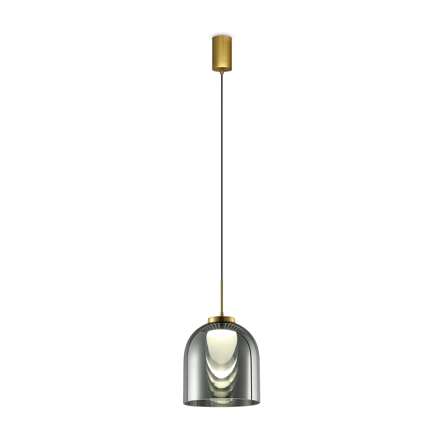 Freya Modern Fume Подвесной светильник цвет: латунь FR5399PL-L4BS1