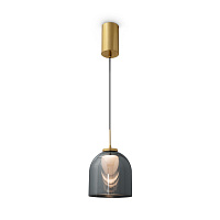 Freya Modern Fume Подвесной светильник цвет: латунь FR5399PL-L4BS1