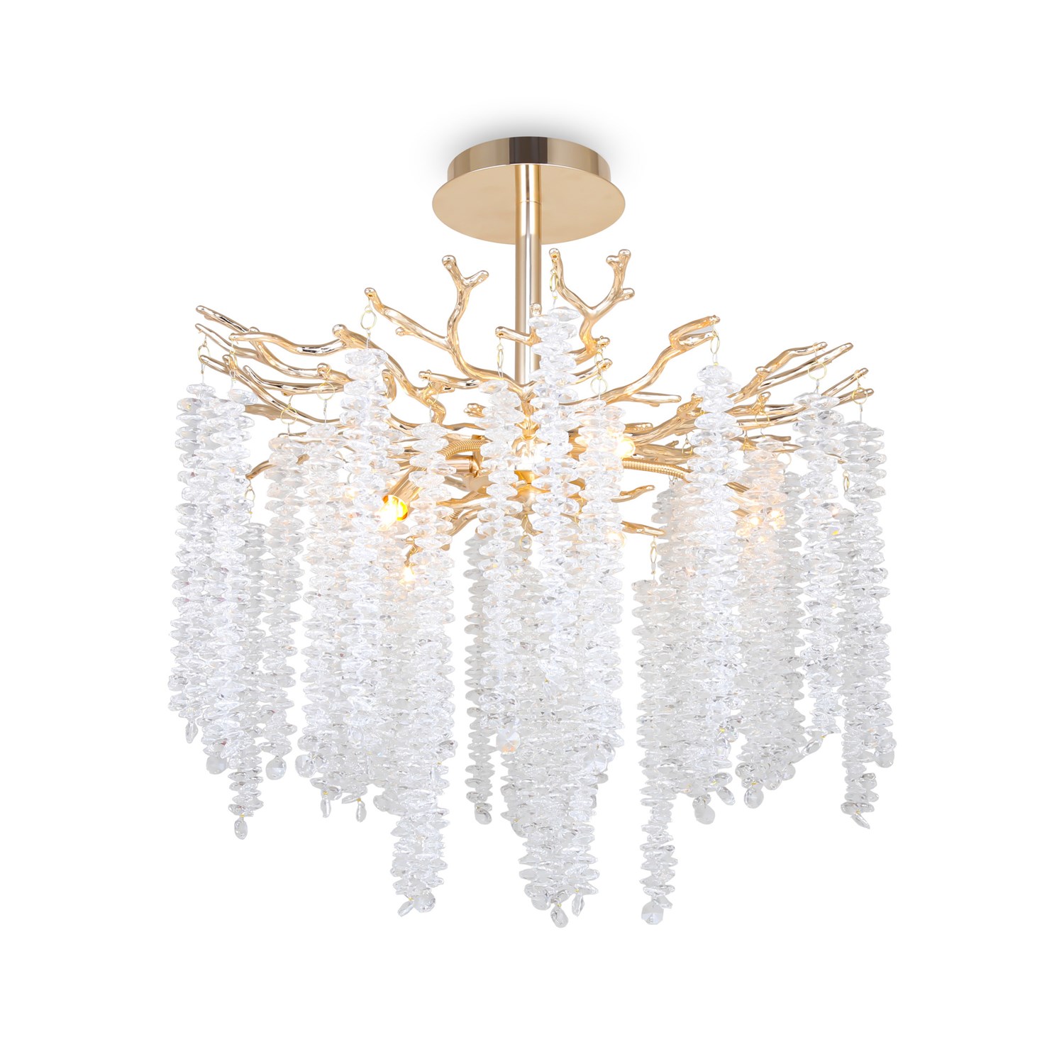 Freya Crystal Mineral Потолочный светильник цвет: золото FR1010CL-06G