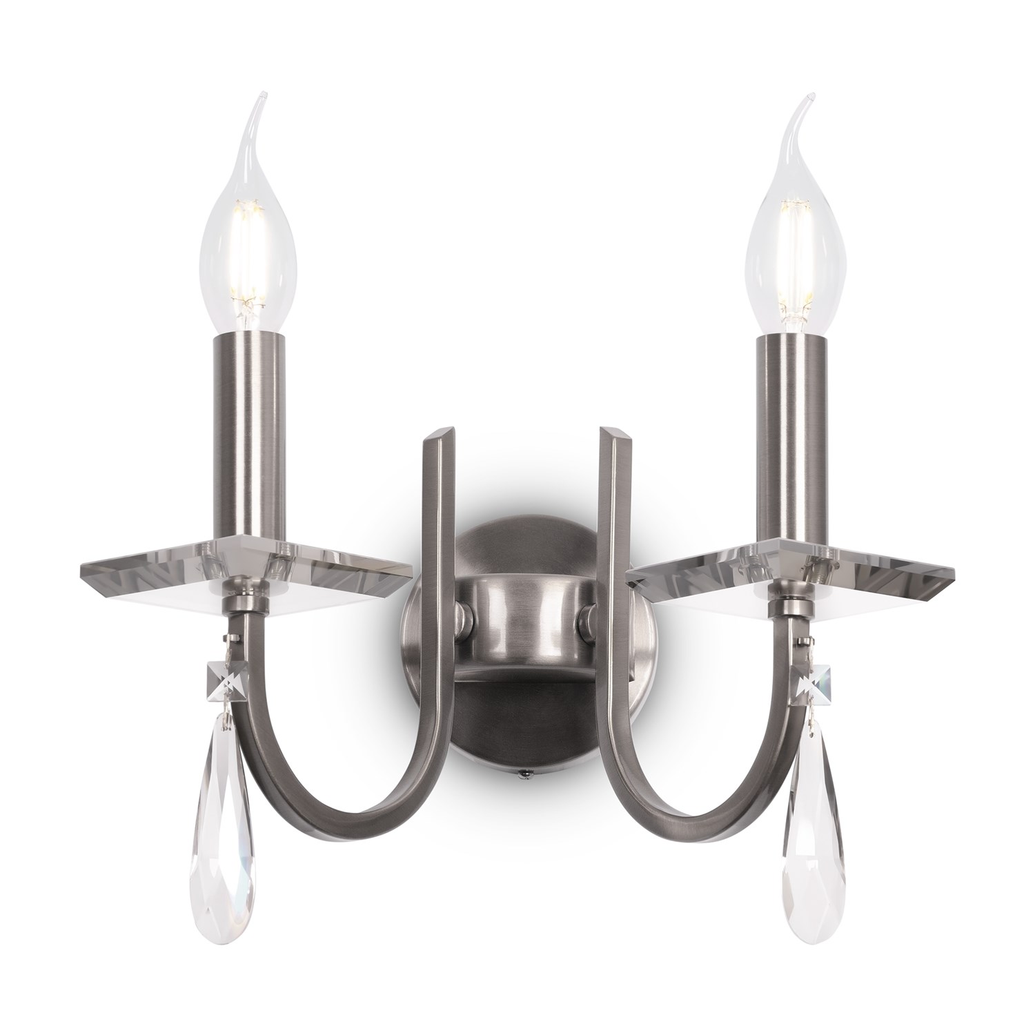 Freya Crystal Forte Настенный светильник (бра) цвет: никель FR1006WL-02N
