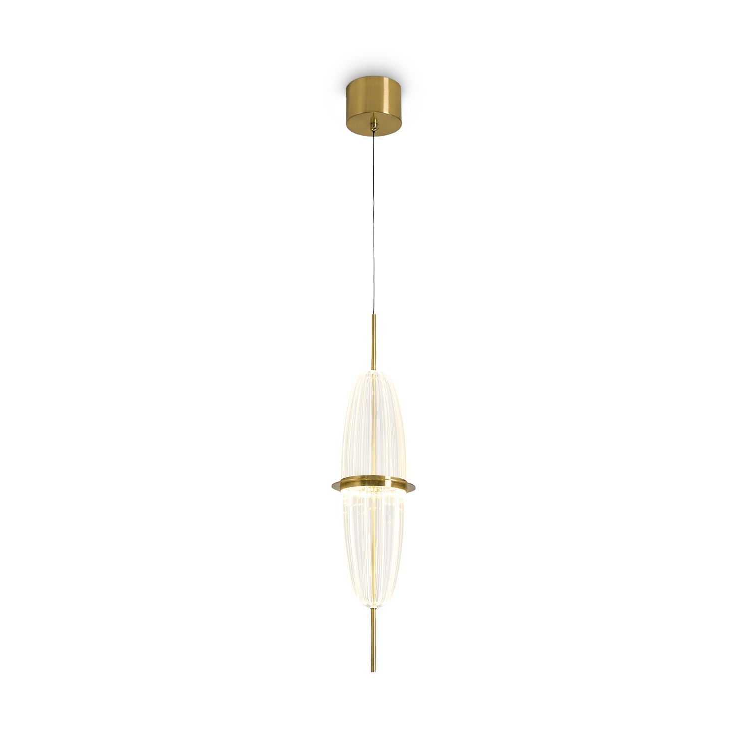 Freya LED Whisper Подвесной светильник цвет: латунь FR6184PL-L8BS