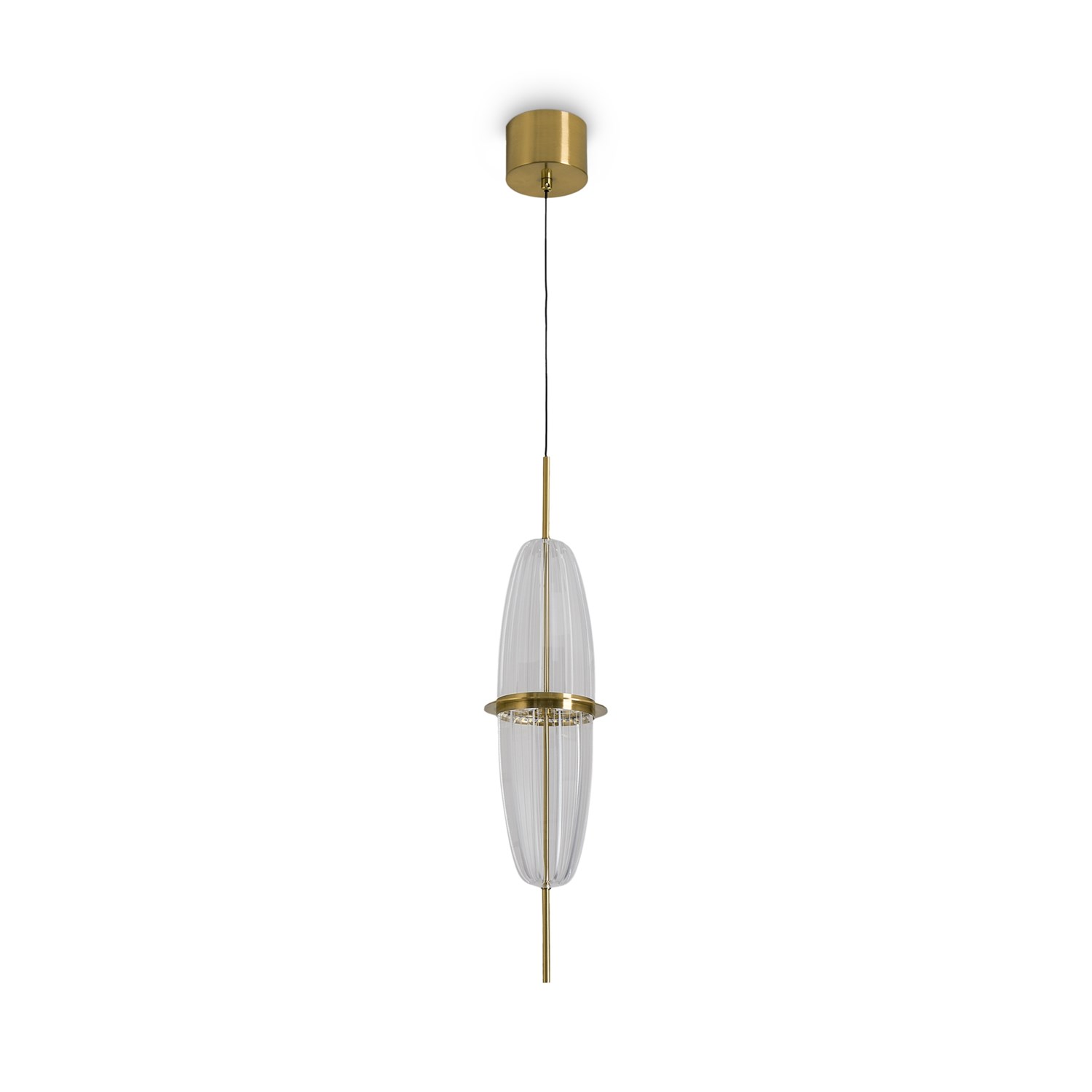 Freya LED Whisper Подвесной светильник цвет: латунь FR6184PL-L8BS