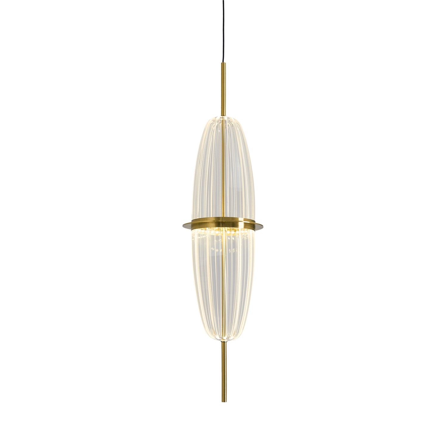 Freya LED Whisper Подвесной светильник цвет: латунь FR6184PL-L8BS