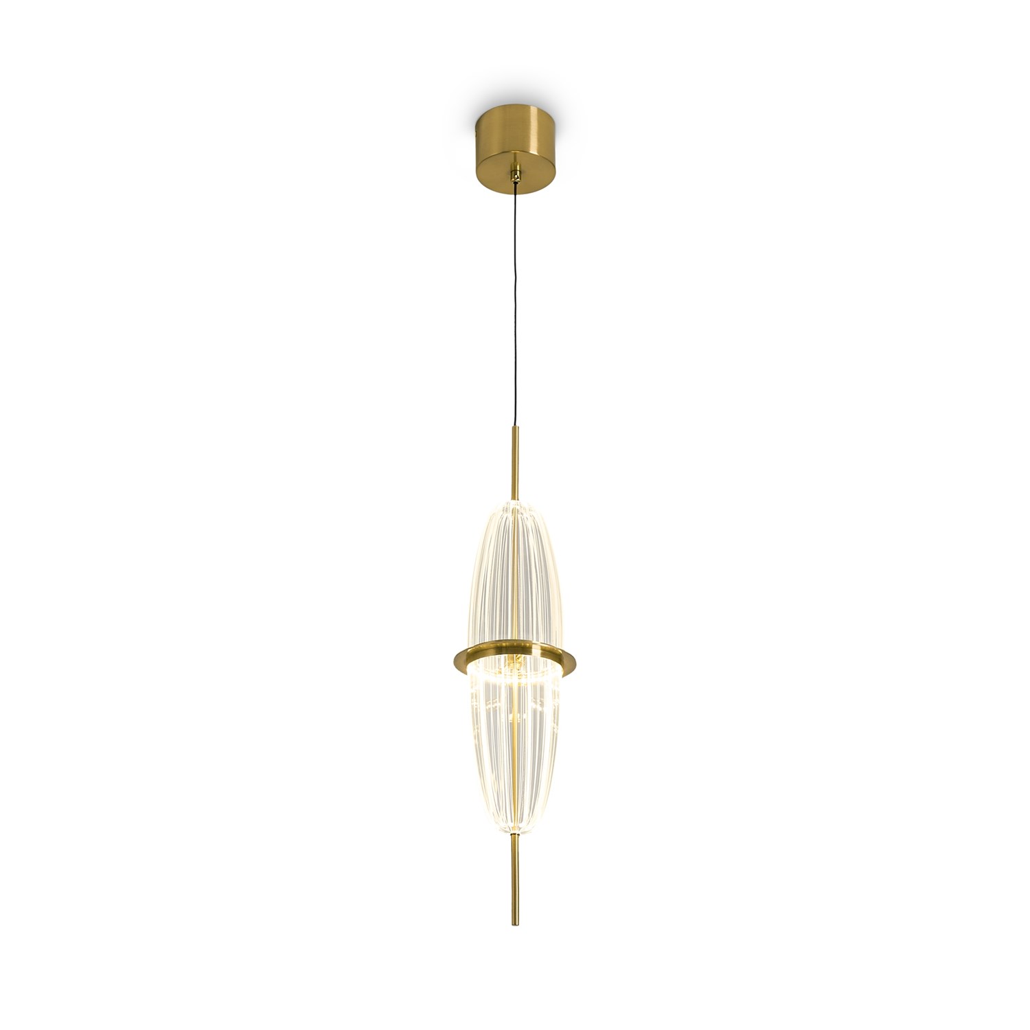 Freya LED Whisper Подвесной светильник цвет: латунь FR6184PL-L8BS