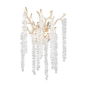 Freya Crystal Mineral Настенный светильник (бра) цвет: золото FR1010WL-02G