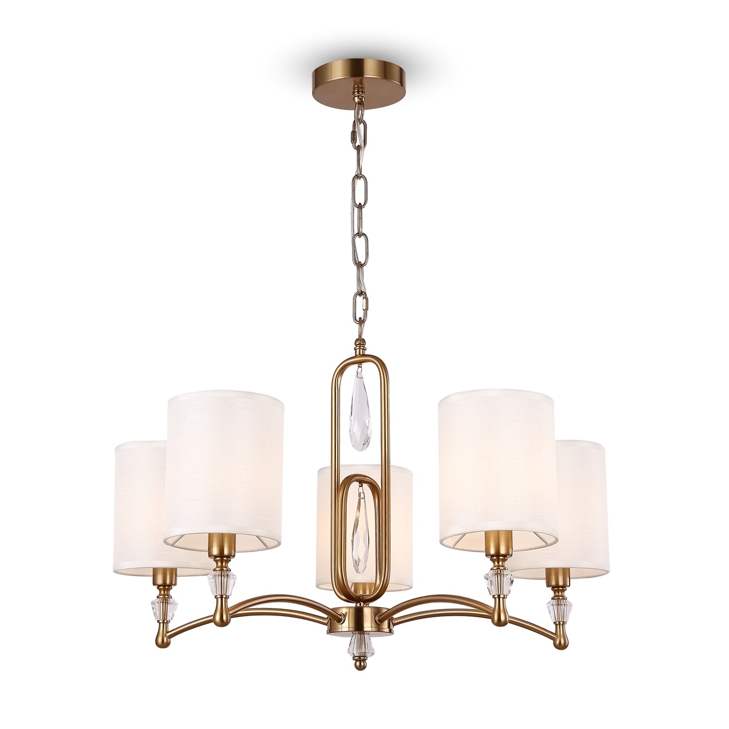 Freya Crystal Riverside Подвесной светильник цвет: латунь FR1007PL-05BS