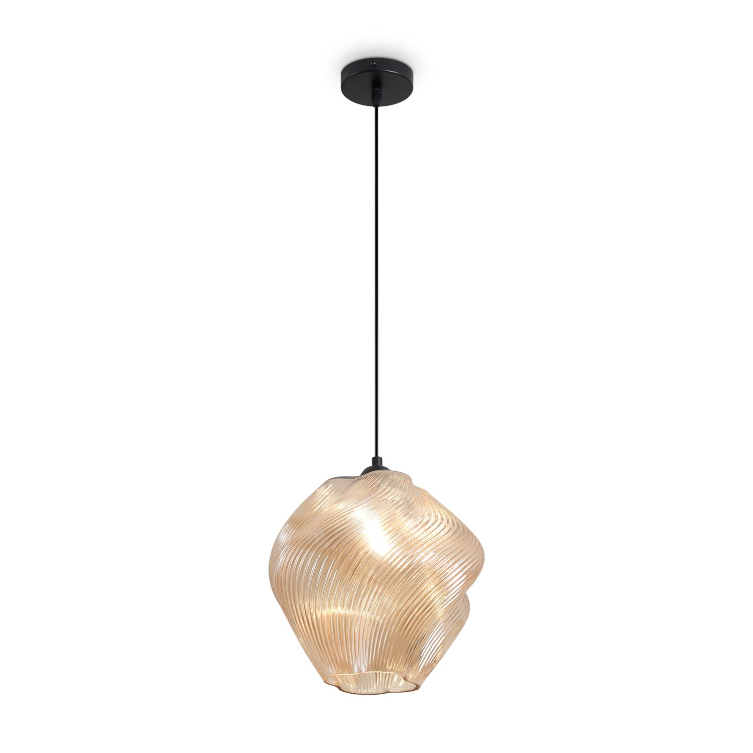 Freya Modern Shiny Подвесной светильник цвет: янтарный FR5548PL-01AM