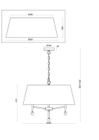 Freya Classic Rosemary Подвесной светильник цвет: латунь FR5190PL-05BS1