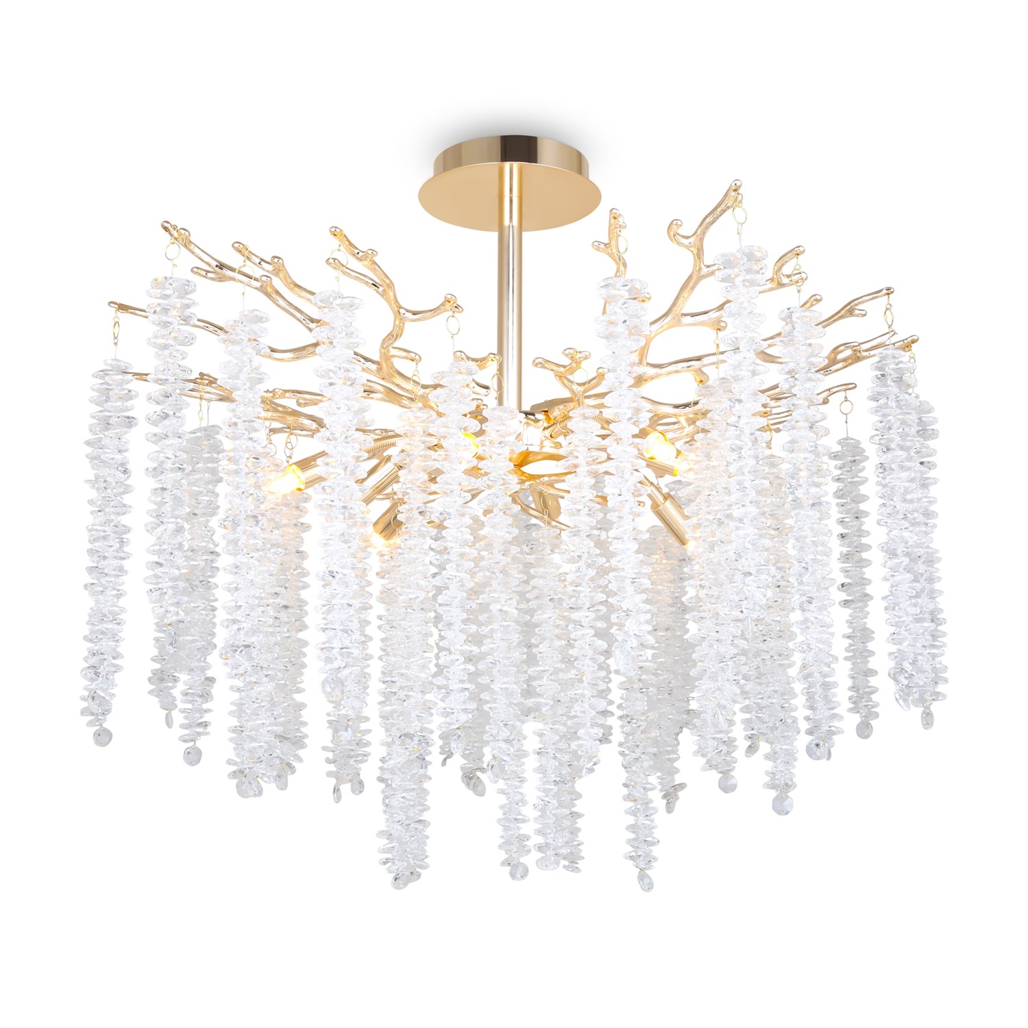 Freya Crystal Mineral Потолочный светильник цвет: золото FR1010CL-08G