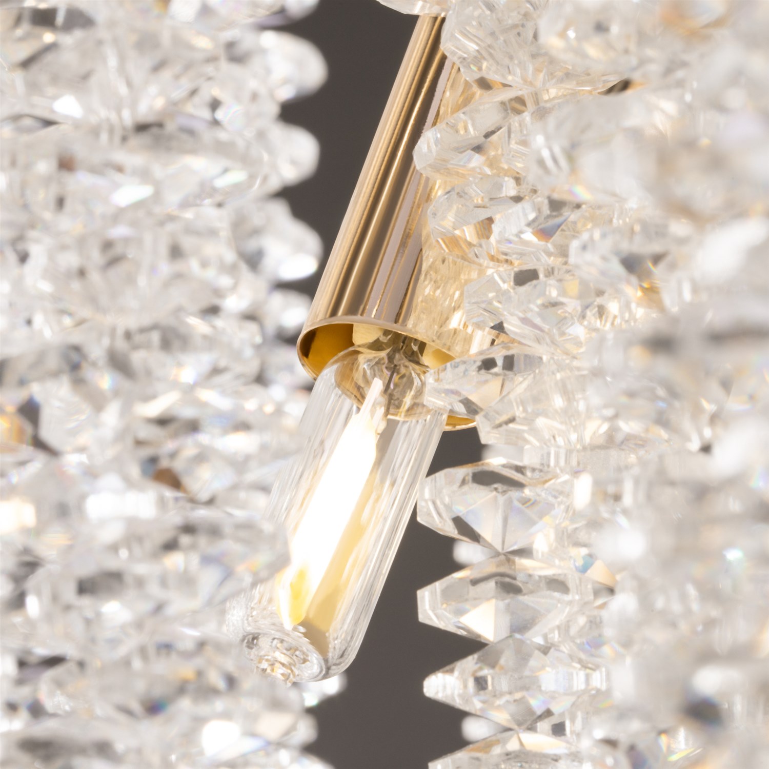 Freya Crystal Mineral Потолочный светильник цвет: золото FR1010CL-08G