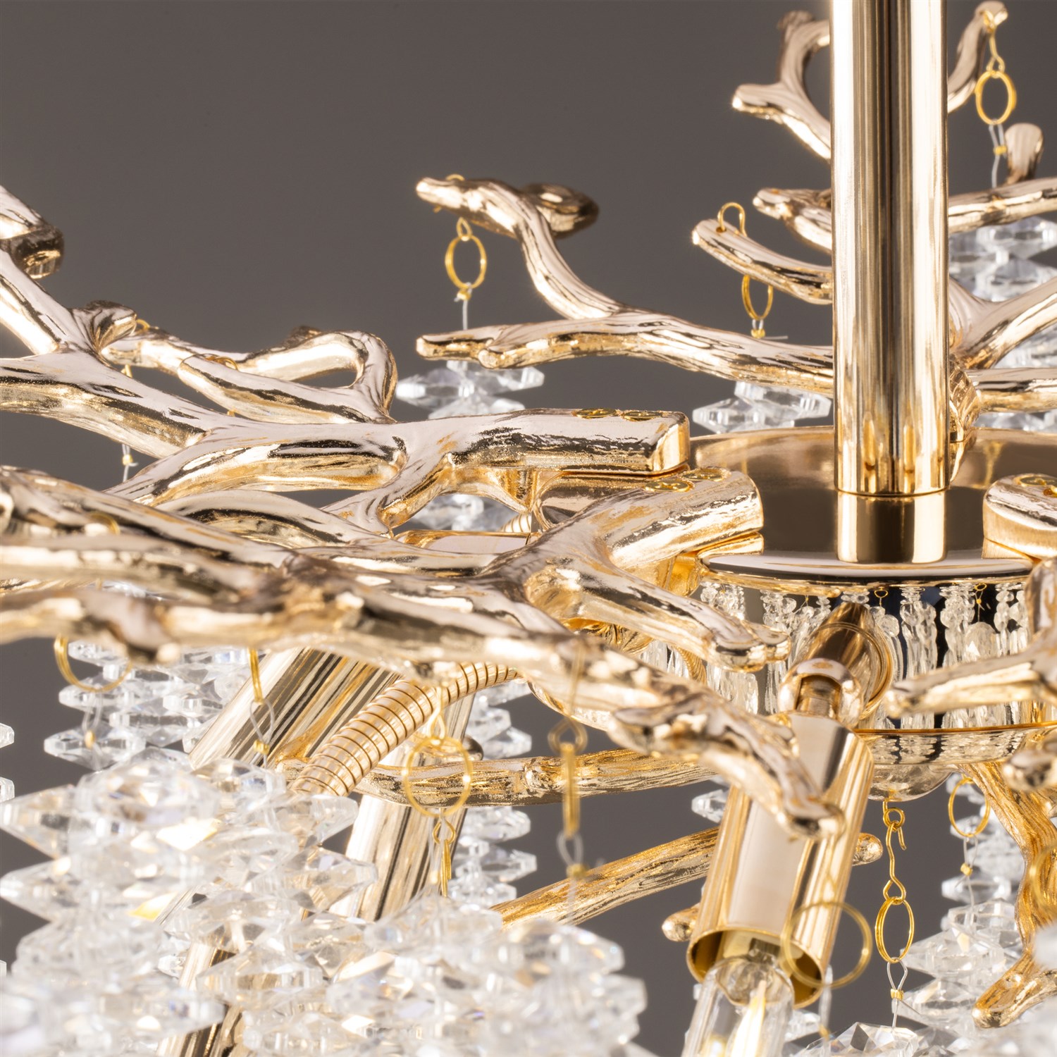 Freya Crystal Mineral Потолочный светильник цвет: золото FR1010CL-08G