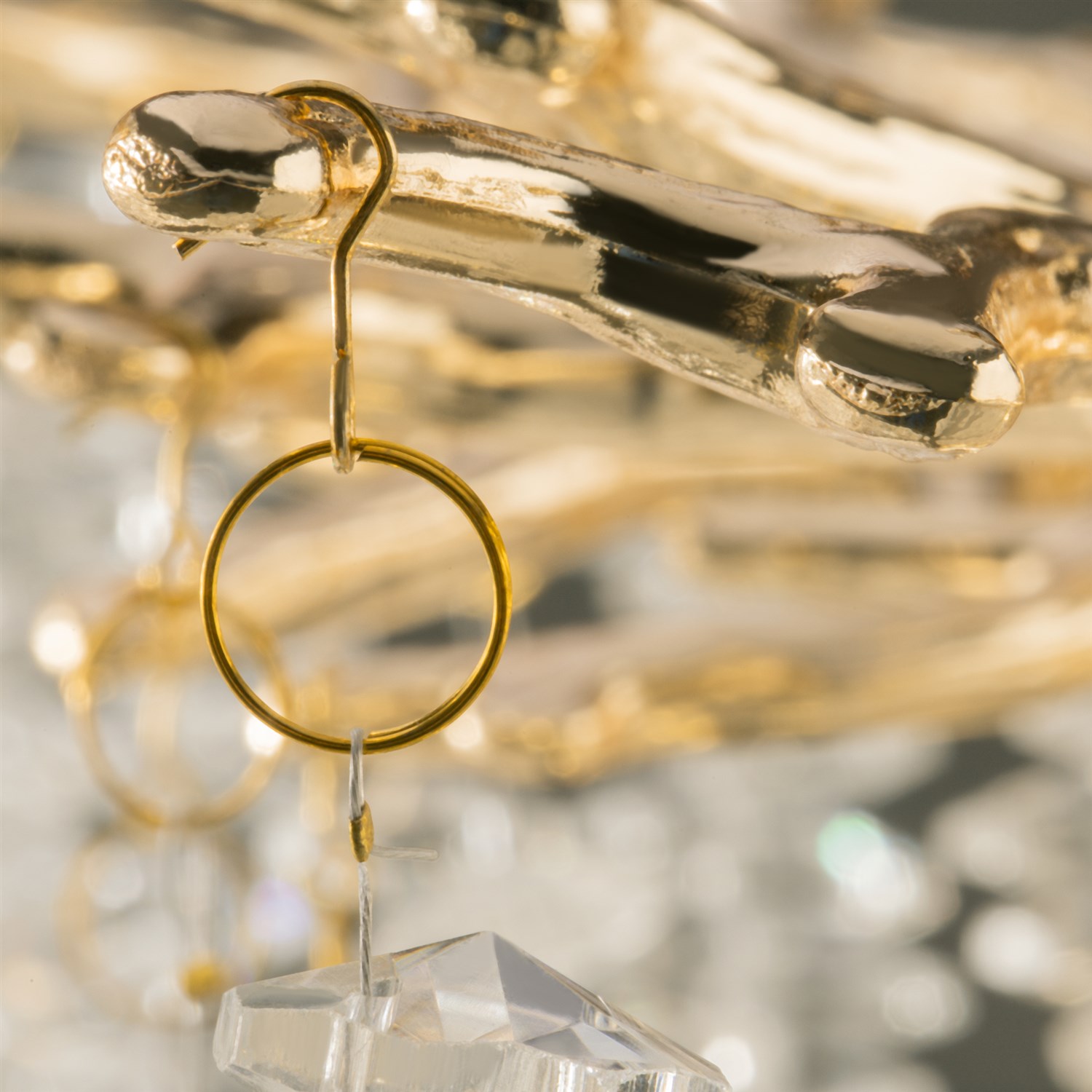 Freya Crystal Mineral Потолочный светильник цвет: золото FR1010CL-08G