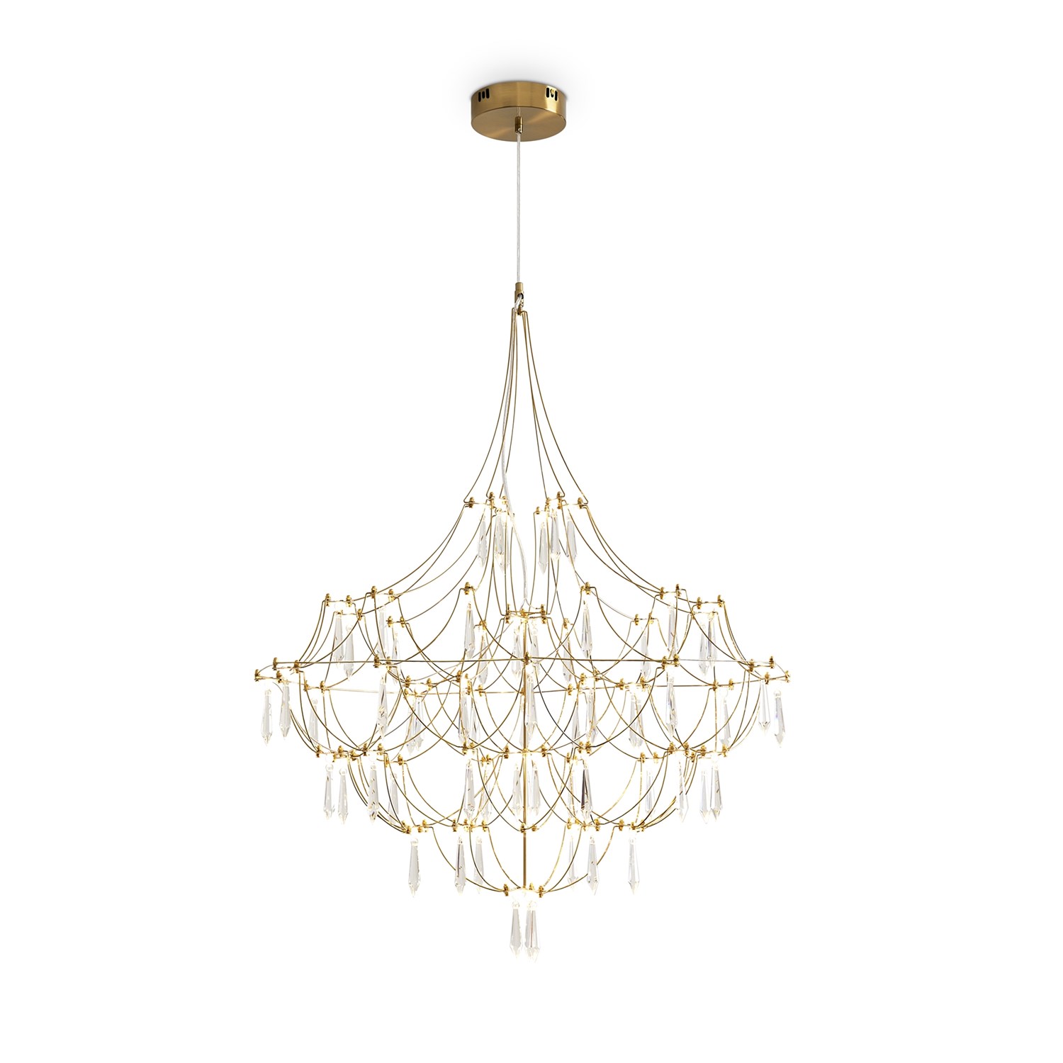 Freya LED Amela Подвесной светильник цвет: латунь FR6138PL-L44BS