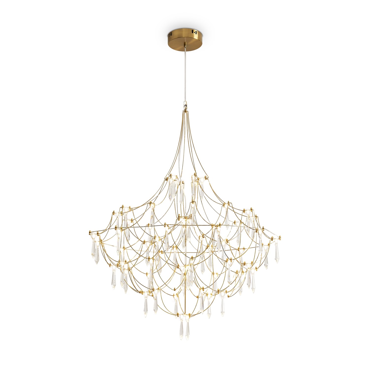 Freya LED Amela Подвесной светильник цвет: латунь FR6138PL-L44BS