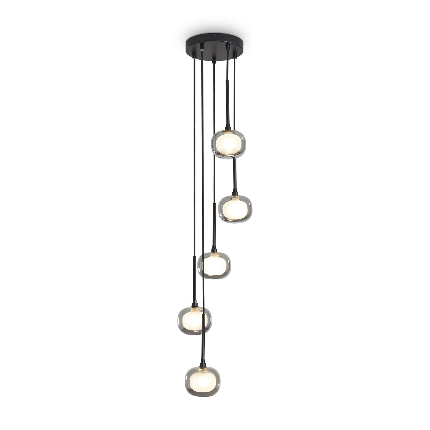 Freya Modern Shimmer Подвесной светильник цвет: черный FR5435PL-05B1