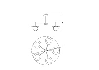Freya Modern Camelia Подвесной светильник цвет: латунь FR5202PL-05BS