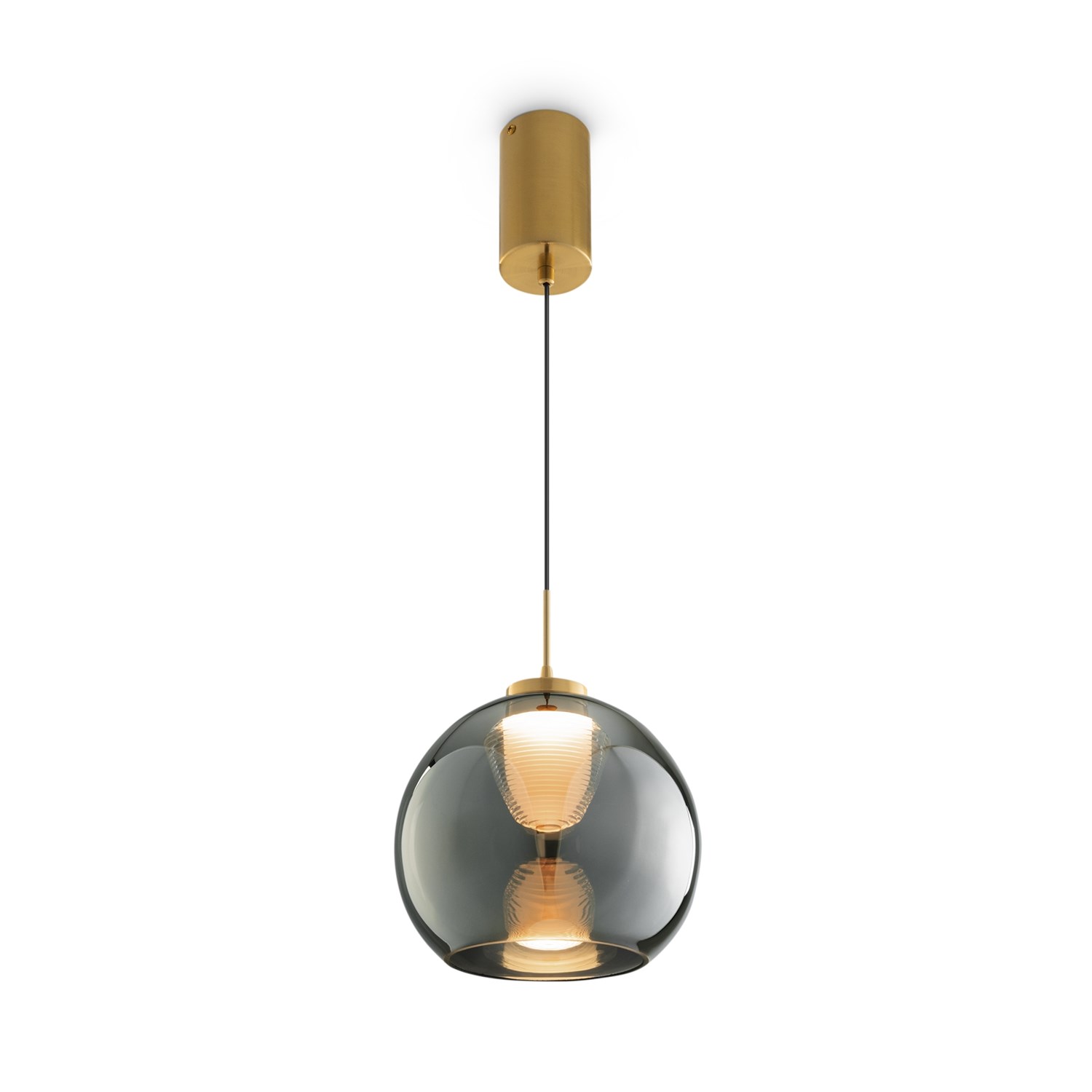 Freya Modern Fume Подвесной светильник цвет: латунь FR5399PL-L4BS2