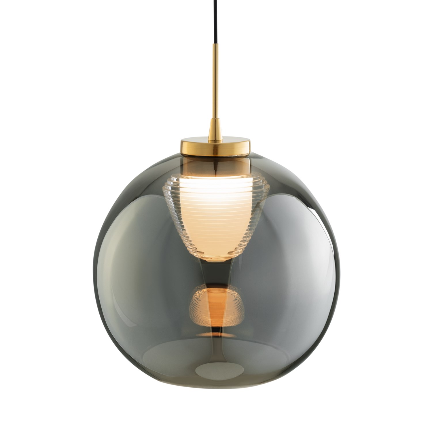Freya Modern Fume Подвесной светильник цвет: латунь FR5399PL-L4BS2