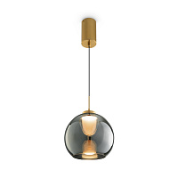 Freya Modern Fume Подвесной светильник цвет: латунь FR5399PL-L4BS2