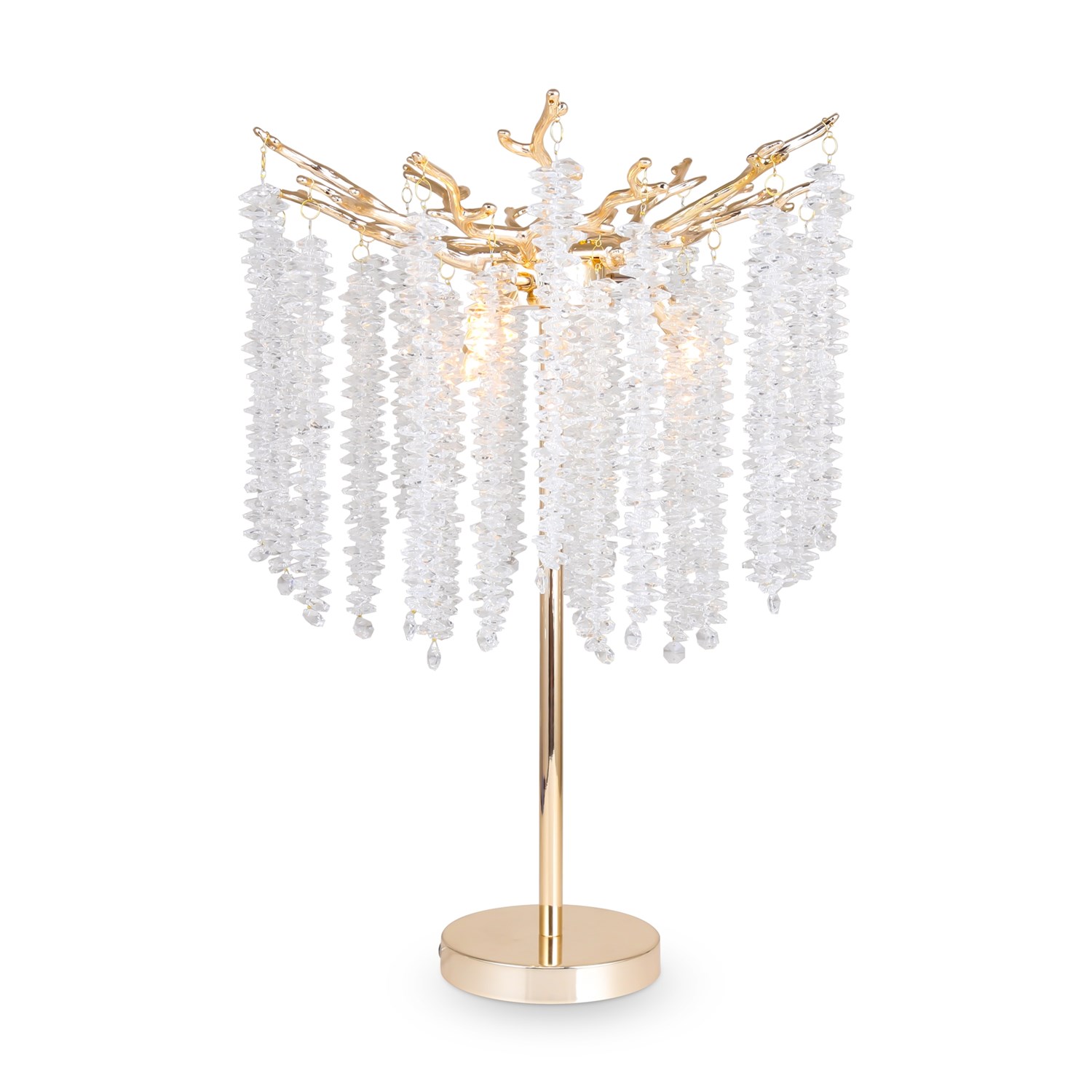 Freya Crystal Mineral Настольный светильник цвет: золото FR1010TL-03G