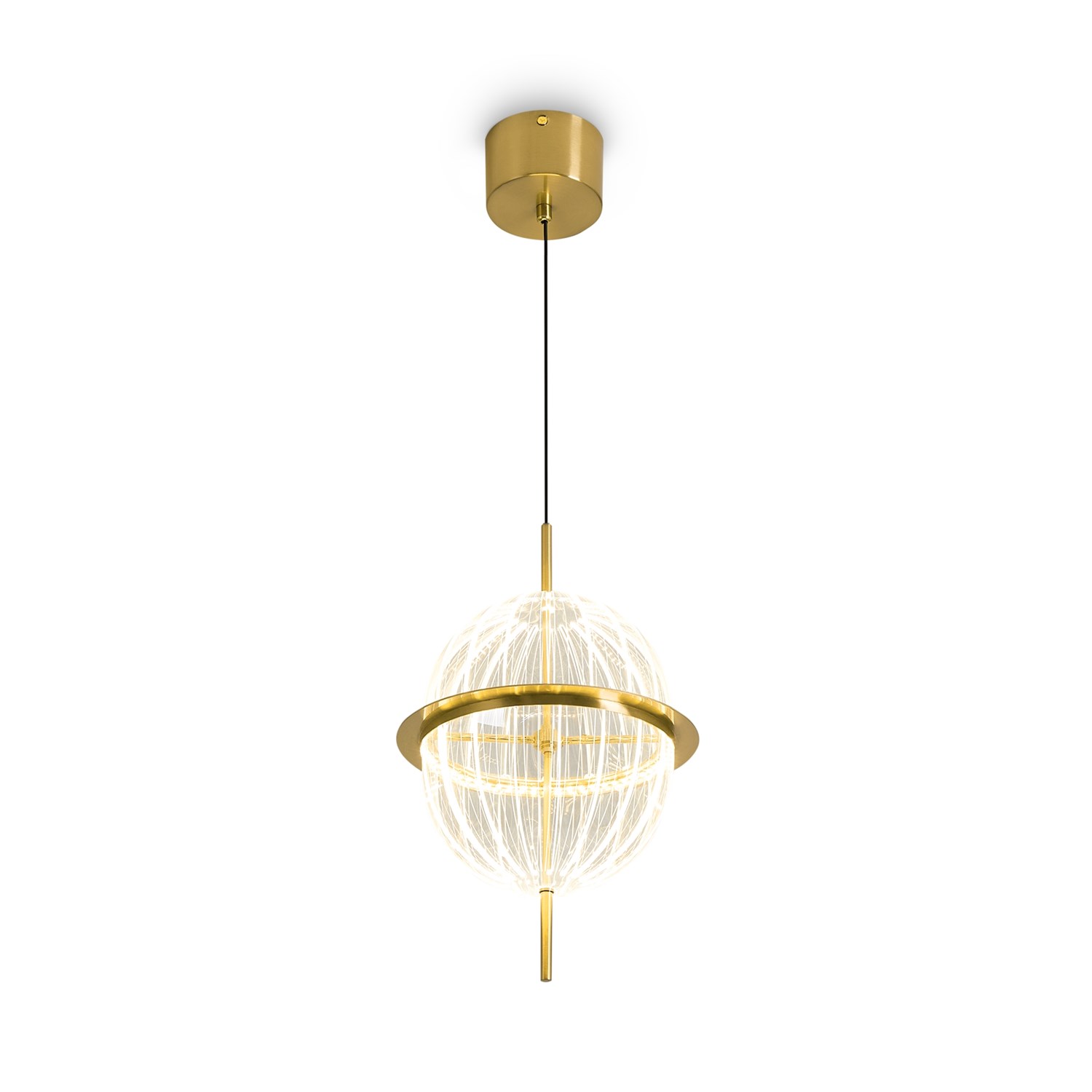 Freya LED Whisper Подвесной светильник цвет: латунь FR6184PL-L17BS