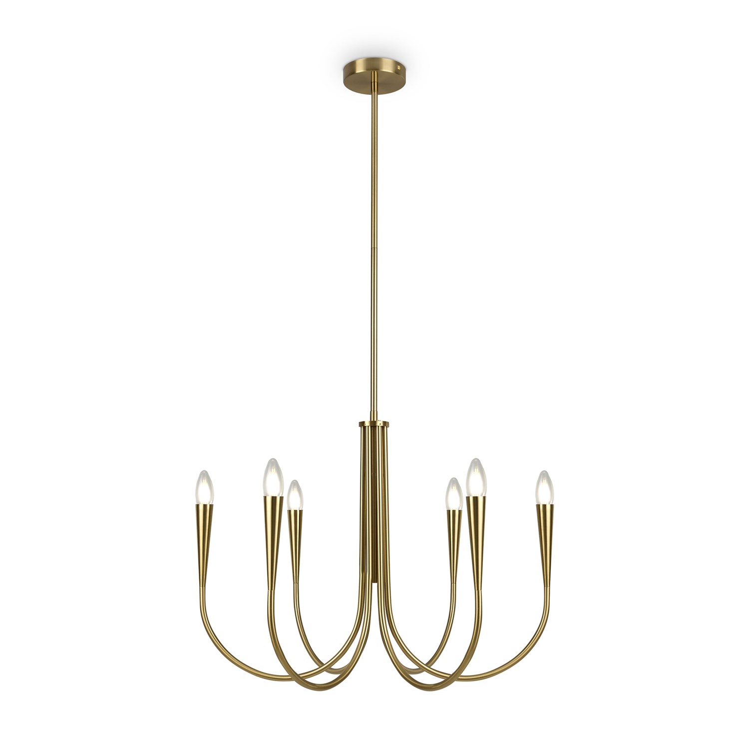 Freya Modern Branches Подвесной светильник цвет: латунь FR5253PL-06BS