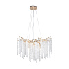 Freya Crystal Mineral Подвесной светильник цвет: золото FR1010PL-08G