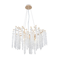 Freya Crystal Mineral Подвесной светильник цвет: золото FR1010PL-08G