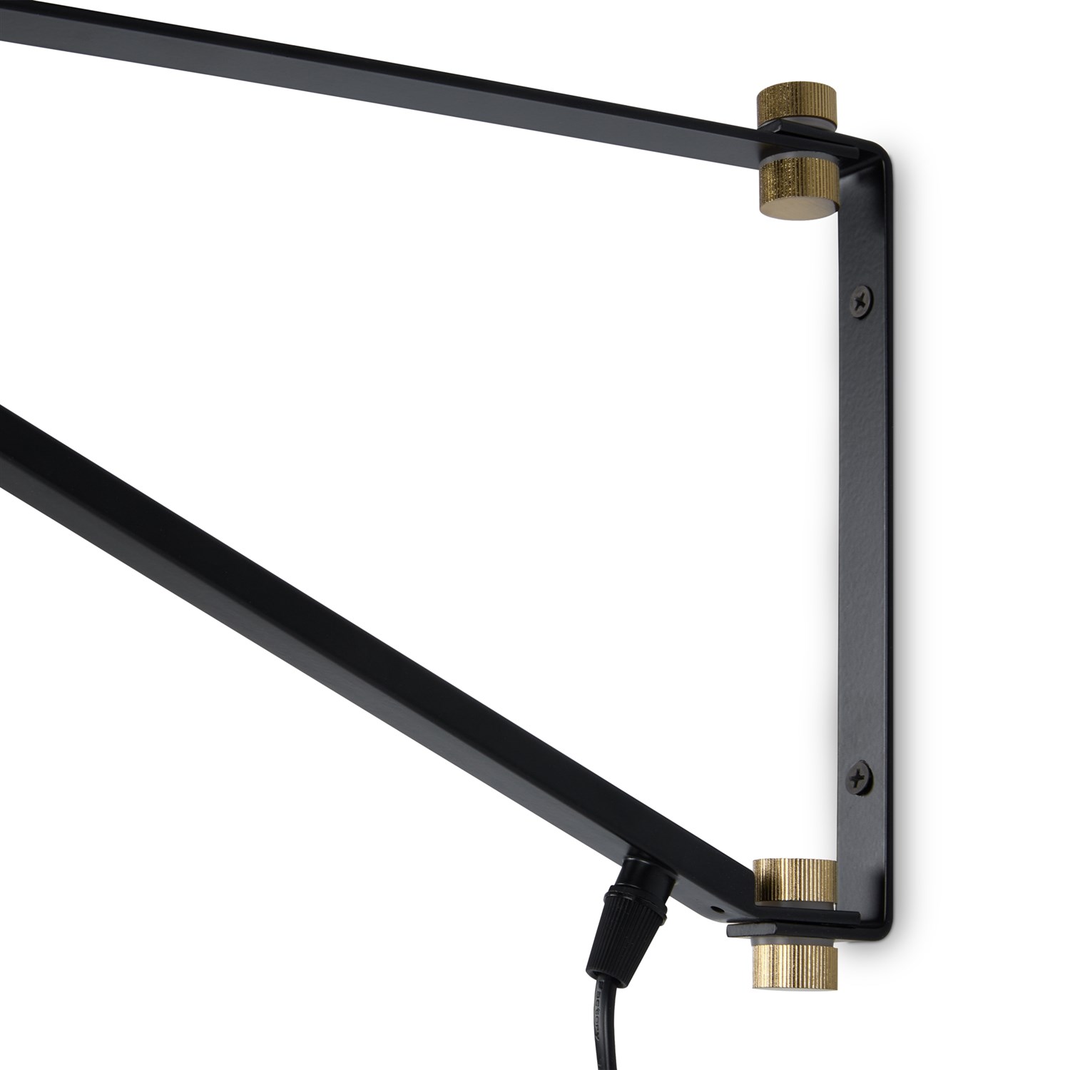 Freya Modern Twisty Настенный светильник (бра) цвет: черный FR5383WL-01B