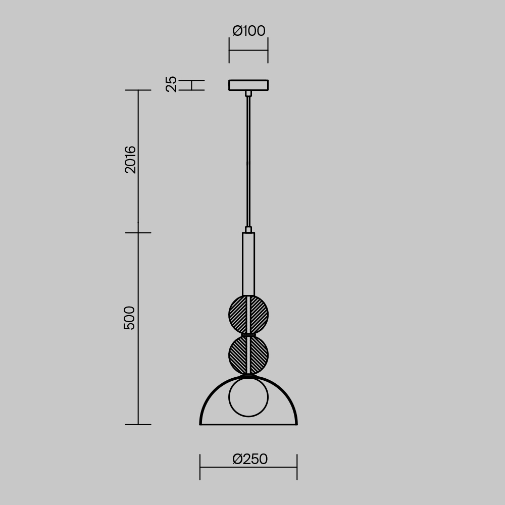 Freya Modern Sunspot Подвесной светильник цвет: латунь FR5482PL-01BS1
