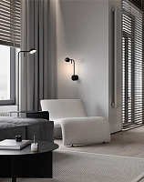 Freya Modern Piece Настенный светильник (бра) цвет: черный FR5549WL-L4B