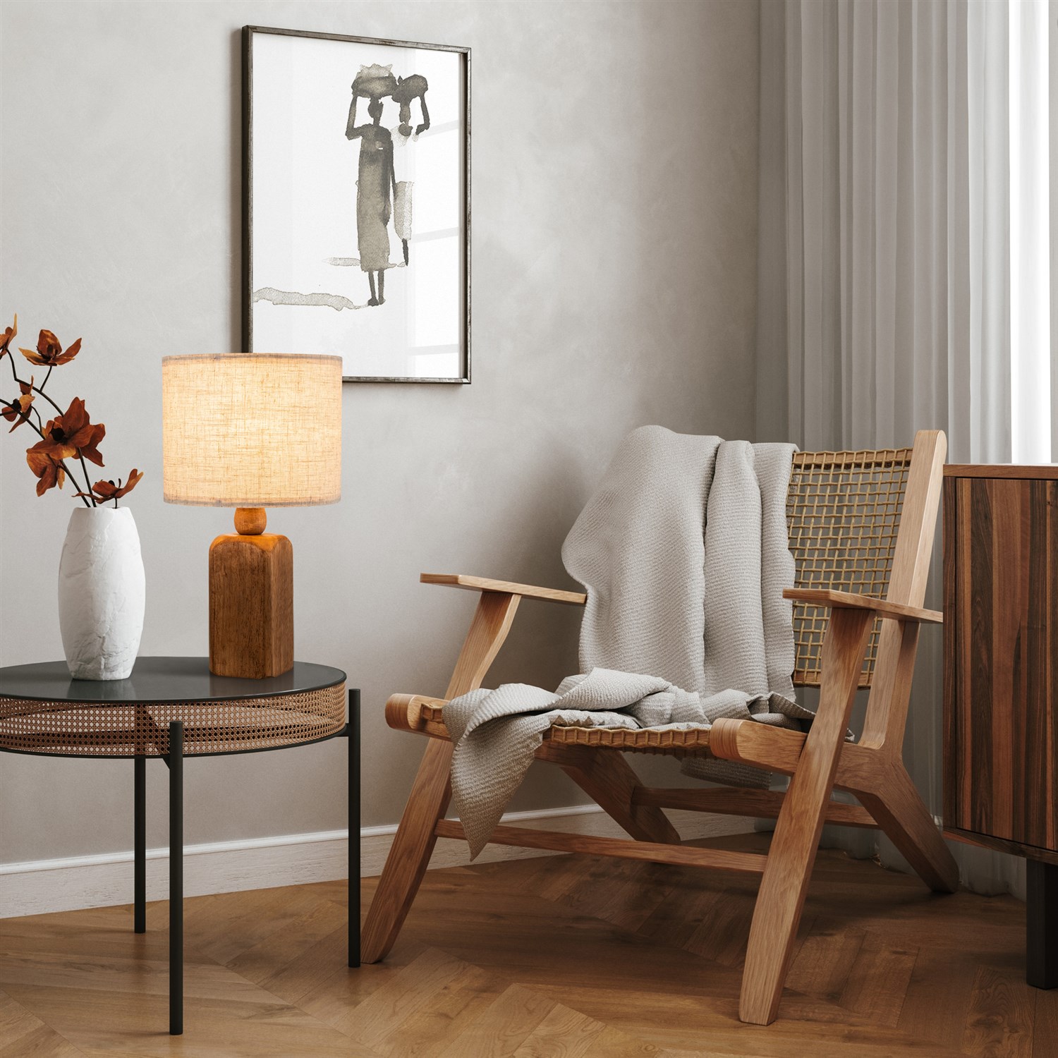 Freya Modern Forest Настольный светильник цвет: дерево FR5326TL-01W1