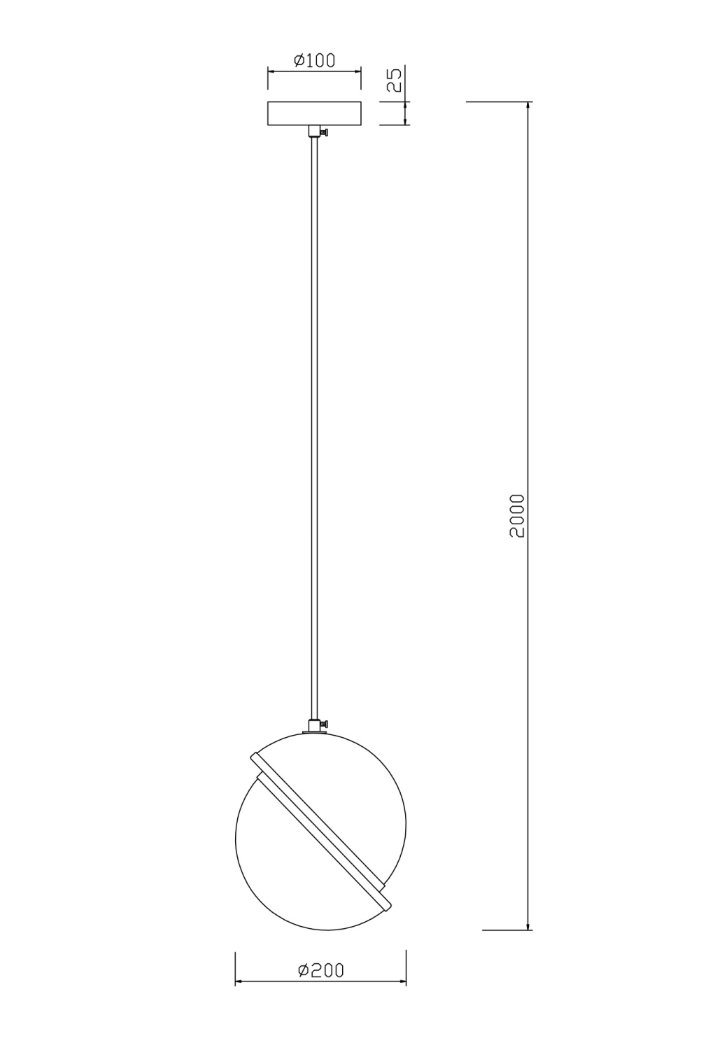 Freya Modern Element Подвесной светильник цвет: хром FR5181PL-01CH