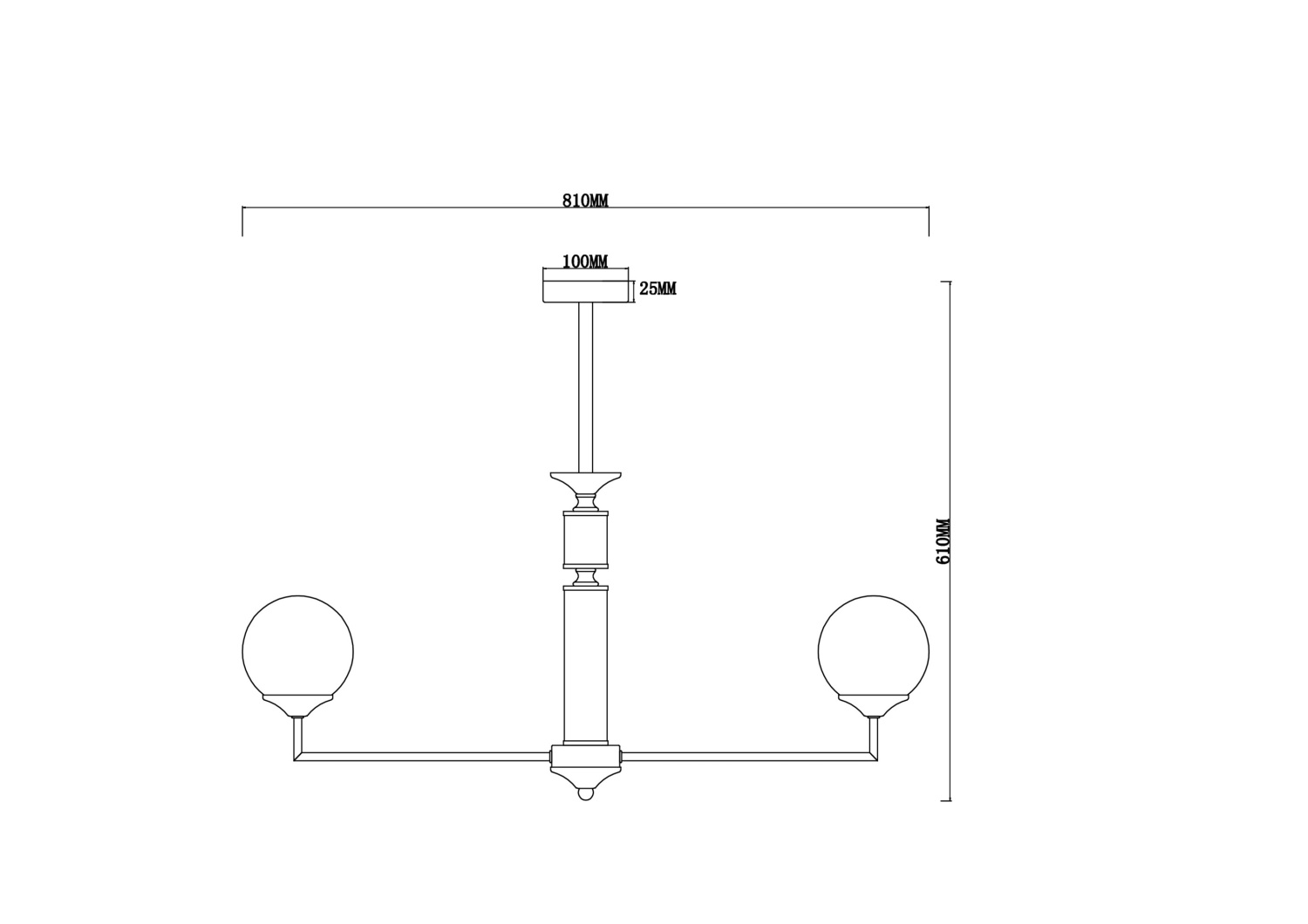 Freya Modern Bolas Люстра цвет: латунь FR5185PL-08BS